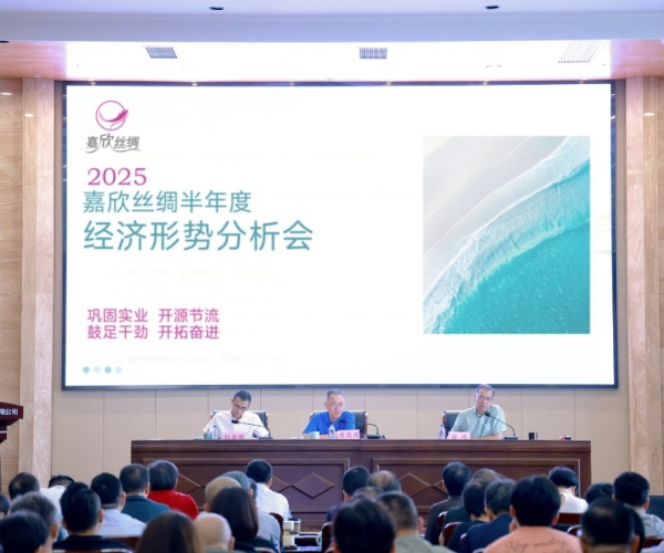 威尼斯8040丝绸2025半年度经济形势剖析会顺遂召开